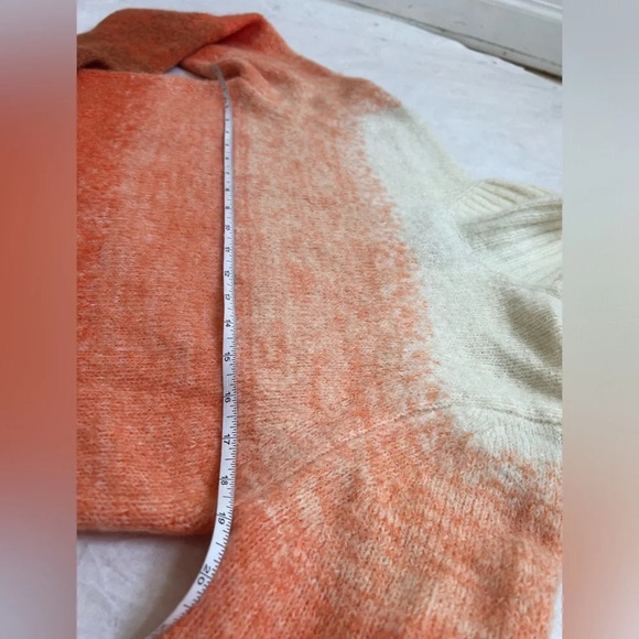 Scotch & Soda Gradient Multicolor Orange Turtleneck Sweater Alpaca Blend Size S - Picture 5 of 9